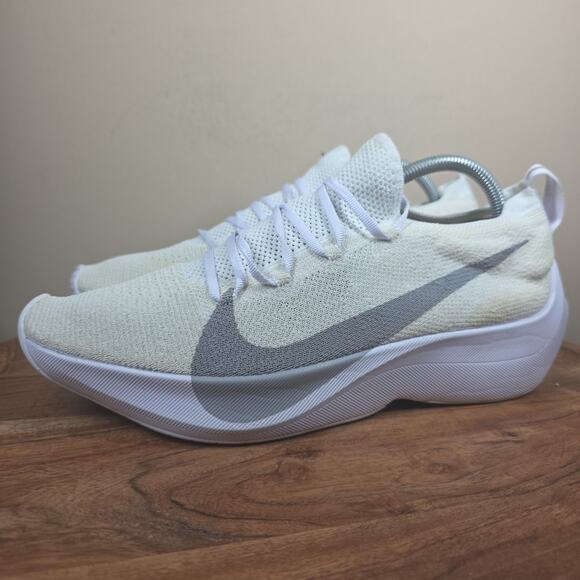 Nike VaporStreet Flyknit Wolf Gray Mens White Size 10.5 Running Shoes AQ1763-100 - Picture 2 of 12